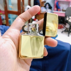 Bật lửa Zippo Brass, Armor vỏ dầy khắc chìm cẩn xà cừ mẫu la bàn, vỏ đồng ruột thép không gỉ