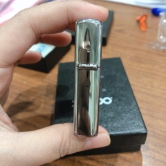 Bật lửa Zippo Mỹ chrome brushed khắc ăn mòn đổ sơn 2ND Amendment , Hàng chính hãng