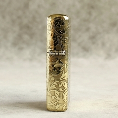 Bật lửa Zippo Mỹ chủ đề Hoa Phú Quý, Cam kết hàng chính hãng có giấy Hải quan gửi kèm đơn hàng