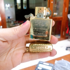 Bật lửa Zippo Armor Mỹ gõ búa 5 mặt mẫu mắt rồng, Hàng chính hãng