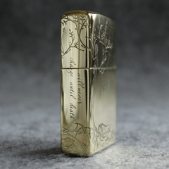 Bật lửa Zippo Mỹ chủ đề Cây Tình Yêu Cùng Lời Hứa Mãi Bên Nhau, hàng chính hãng có giấy nhập khẩu