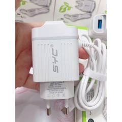 SẠC ĐIỆN THOẠIY SYC ( HT-3018) 3.2A  LIỀN DÂY CHÂN MICRO, Có Thêm 3 Cổng USB , SẠC 1 LÚC 4 THIẾT BỊ