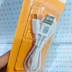 Dây sạc nhanh Pisen ( MU09-1000) chân cắm Type C, dòng điện 3A, dài 1 mét - Hàng chính hãng nội địa