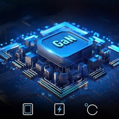 Củ sạc nhanh Gallium Nitride 200W LI-TOP AC28, đạt chứng nhận 3C tiêu chuẩn quốc gia, bảo hành chính hãng 12 tháng
