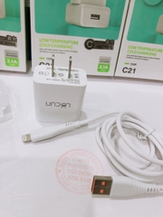 Ip- Bộ sạc Lecun C21, dòng điện 2.1A, chuôi Lightning