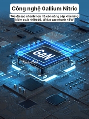Củ sạc xuất Nhật GaN 45W KFLY ( JHX-AC2048) đạt chứng nhận PSE tiêu chuẩn Nhật Bản, bảo hành chính hãng 12 tháng
