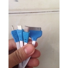Dây sạc đa năng 4 đầu có đèn led