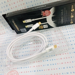 Dây sạc Pisen hai đầu Type C mạ vàng ( LH-TC03-1200) công suất 100W, hàng chính hãng nội địa bảo hành 12 tháng