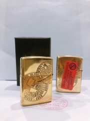 Bật lửa Zippo Armor vỏ dầy, khắc chìm chủ đề Cô Gái Gió American Classic Sin 1932, Hàng loại 1 vỏ bằng đồng có tem đỏ