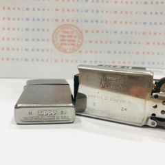 Bật lửa, hộp quẹt Zippo Slim Street chrome mã 1607, cam kết hàng chính hãng có giấy nhập khẩu gửi kèm theo đơn hàng