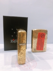 Bật lửa, hộp quẹt Zippo Armor vỏ dầy, khắc chìm chủ đề Phật Tổ Như Lai, Hàng loại 1 vỏ bằng đồng có tem đỏ