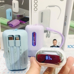 Pin sạc dự phòng SH-015 công suất 22.5W sạc siêu nhanh, dung lượng 10000mAh sạc nhanh hai chiều, có tiêu chuẩn 3C