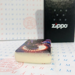 Bật lửa, hộp quẹt Zippo Mỹ, Brass phủ sơn chủ đề Thổ Dân 2, hàng chính hãng có giấy Hải Quan đi kèm