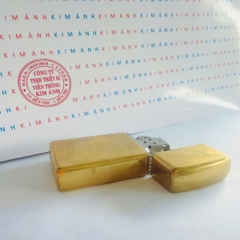 Bật lửa Zippo Slim Mỹ Chính Hãng - 1 Mặt Sọc Dưa 1 Mặt Hoa Văn (Có Giấy Nhập Khẩu)