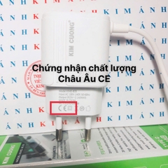 Sạc điện thoại Kim Cương KMG 833 2.1A chân Type C có thêm cổng USB, đạt chất lượng CE - Hàng Chính Hãng bảo hành 1 năm