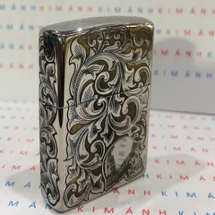 Bật lửa Zippo chủ đề Thiếu Nữ High Polish, hàng chính hãng do Kim Ánh nhập khẩu có giấy Hải Quan đi kèm