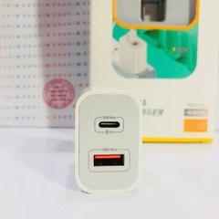 Củ sạc nhanh LI-TOP AC10 20W, đạt chứng nhận 3C tiêu chuẩn quốc gia, bảo hành tốt 12 tháng, cho dùng thử 30 ngày