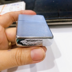 Bật lửa Zippo Mỹ trơn đơn giản mộc ngược, sản xuất 1985, Hàng chính hãng