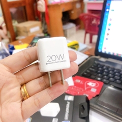 Cóc sạc nhanh PISEN Quick Ice Crystal PD 20W siêu nhỏ ( KPD201 ),Màu Trắng sứ - Hàng chính hãng
