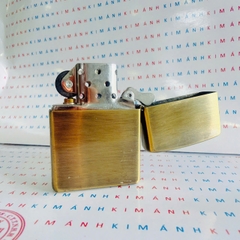 Bật lửa Zippo Mỹ Brass MANUFACTURING XV, Cam kết hàng chính hãng có giấy Hải quan gửi kèm đơn hàng