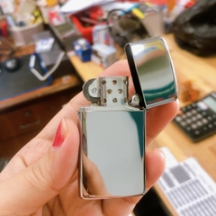 Bật lửa, hộp quẹt Zippo Mỹ Slim in sơn chủ đề Zippo Slim Lighter, Hàng chính hãng
