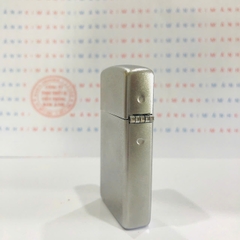 Bật lửa Zippo Slim Satin Chrome mộc đáy ngược, hàng chính hãng có giấy Hải quan gửi kèm đơn hàng