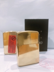 Hộp quẹt, bật lửa Zippo Armor vỏ dầy, khắc chìm xe Thuận Buồm Xuôi Gió màu vàng, Hàng loại 1 vỏ bằng đồng có tem đỏ