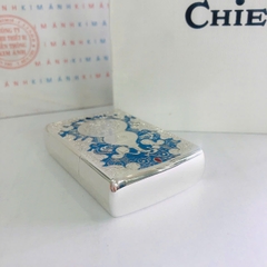 Bật Lửa CHIEF Chủ Đề Lục Bình Phúc Lộc Mã CF2008 - Vỏ Đồng Nguyên Khối Càng Dùng Càng Bóng
