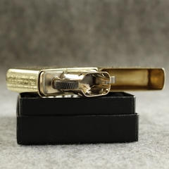 Bật lửa Zippo Mỹ 204B Brushed Brass, Khắc ăn mòn 5 mặt Chủ đề Tỳ Hưu, Hàng chính hãng
