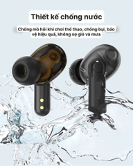 Tai nghe Bluetooth TWS H01 Màng tổng hợp + Loa vòng đồng, âm trầm động kép, Có màn hình kỹ thuật số, hộp sạc dữ trữ pin