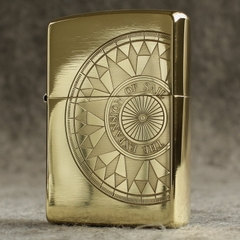 Bật lửa Zippo Mỹ chủ đề La Bàn Hàng Hải, Cam kết hàng chính hãng có giấy Hải quan gửi kèm đơn hàng