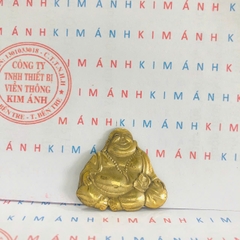 Miếng dán Eblem trang trí Zip po chủ đề Ông Phật Di Lặc, chất liệu đồng thau Solid Brass, hàng chuẩn zin Mỹ