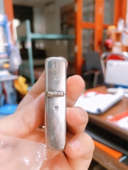 Bật lửa, hộp quẹt Zippo Mỹ Lacke bạc khắc ăn mòn full nắp ZI Limited No.0066 ( bản giới hạn), Hàng chính hãng