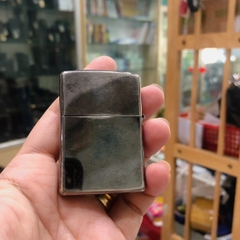 Bật lửa Zippo Mỹ chrome đen bóng, Khắc ăn mòn chủ đề Zippo MFG, Bản giới hạn Limited, Hàng chính hãng