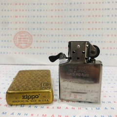 Bật lửa Zippo Mỹ chủ đề Ngôi Sao Brass, Cam kết hàng chính hãng có giấy Hải quan gửi kèm đơn hàng