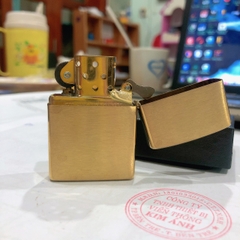 Bật lửa Zippo Mỹ Brass, khắc ăn mòn Chủ đề Thuận Buồm Xuôi Gió,  Hàng chính hãng