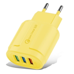 Củ sạc Macaron Color 3 cổng USB, dòng điện 3.5A, Kim Ánh bảo hành chính hãng 12 tháng, bao đổi trả