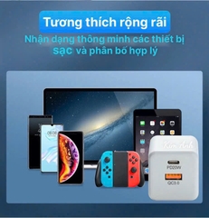 Củ sạc xuất Nhật 20W KFLY ( JHX-AC2061) chứng nhận PSE tiêu chuẩn Nhật Bản, bảo hành chính hãng 12 tháng