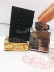 Bật lửa Zippo phiên bản 1941, khắc chìm GUARANTEE,  Hàng loại 1 vỏ bằng đồng có tem đỏ
