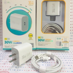 Bộ sạc nhanh LI-TOP GaN AT17 chân Type C công suất PD 30W, có chứng nhận 3C tiêu chuẩn quốc gia, hàng chính hãng