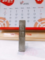 Bật lửa Zippo Mỹ Lacke Bạc Rep.lica 1932 Khắc ăn mòn Full nắp The First Original, sản xuất 1990, Hàng Mỹ