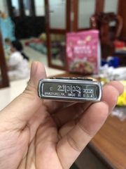 ZIPPO MỸ BRUSH CHROME EBLEM XE ZIPPO -1998