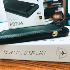 Sạc dự phòng Hammer (H21) 10.000 mAh, Sạc nhanh QC 3.0, PD 20w, màn hình LCD hiển thị pin - Hàng chính hãng