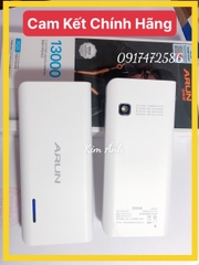 Pin Sạc Dự Phòng Arun Y625 dung lượng 13000 mah, Hàng chính hãng