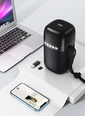 Loa bluetooth không dây ngoài trời BS-38D mới Đèn Led nhiều màu sắc