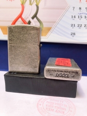 Bật Lửa Zippo SÓI GẤM LOẠI GIẢ CỔ, Vỏ bằng đồng, ruột thép không gỉ, Có Tem Đỏ