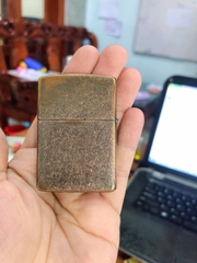 BẬT LỬA ZIPPO MỸ GIẢ CỔ EBLEM ZIPPO SINCE 1932, ĐÁY LỒI - MỘC NGƯỢC, SẢN XUẤT 1992