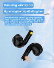 Tai nghe Bluetooth 5.3 TWS Stereo T02, cảm biến âm thanh,  Có màn hình kỹ thuật số, hộp sạc dữ trữ pin