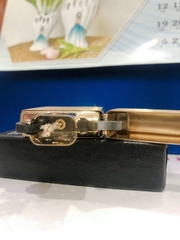 Bật lửa Zippo Mỹ 204B, Khắc ăn mòn 2 mặt bản mộc đáy Zippo, Hàng chính hãng