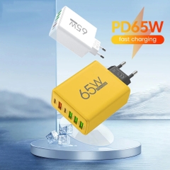 Củ sạc Power Charger AR-880, 4 USB + 2 PD, dòng điện max 3A, Kim Ánh bảo hành 12 tháng, bao đổi trả